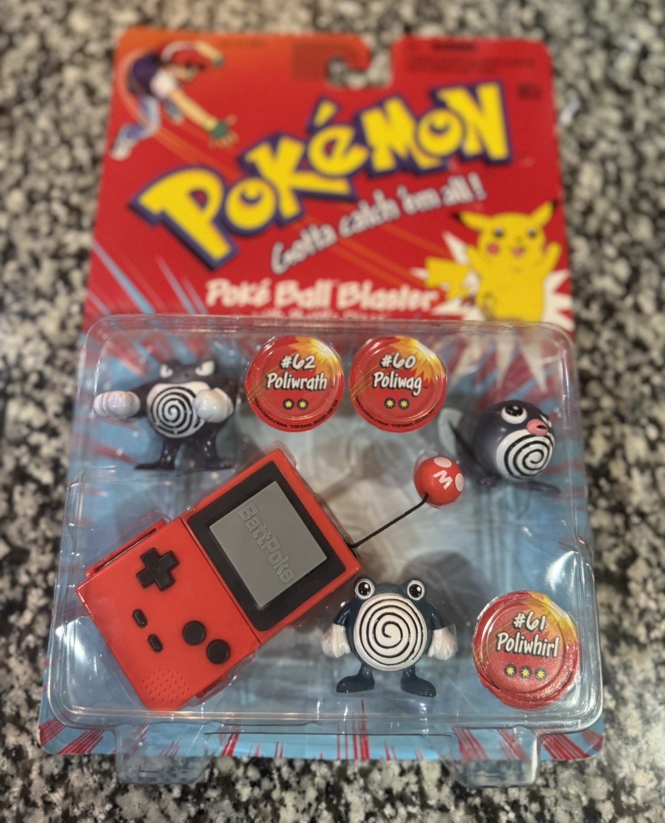 Pokémon Hasbro Poke Ball Blaster & Battle Disc Poliwrath, Poliwhirl, & Poliwag