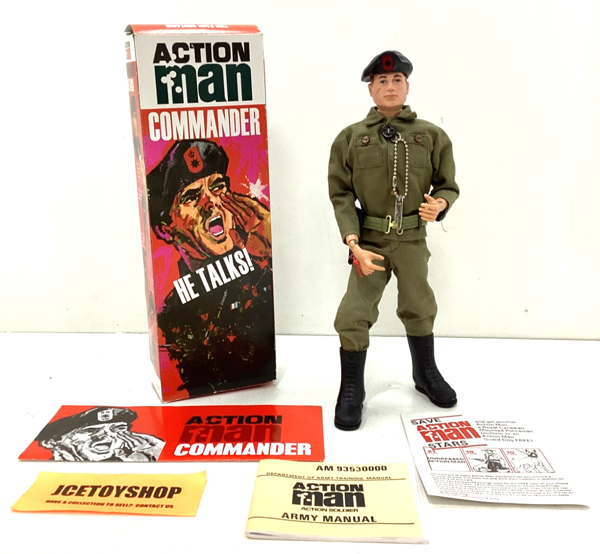 2006 HASBRO ACTION MAN COMMANDER TALKING COMPLETE 40TH ANN NOSTALGIC COLLECTION