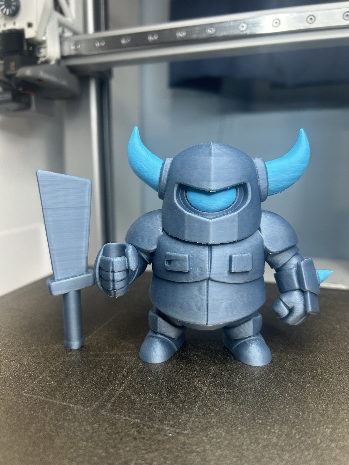 Mini PEKKA Figurine Detachable Sword – Clash Royale 3D Printed Toy Kids & Teens