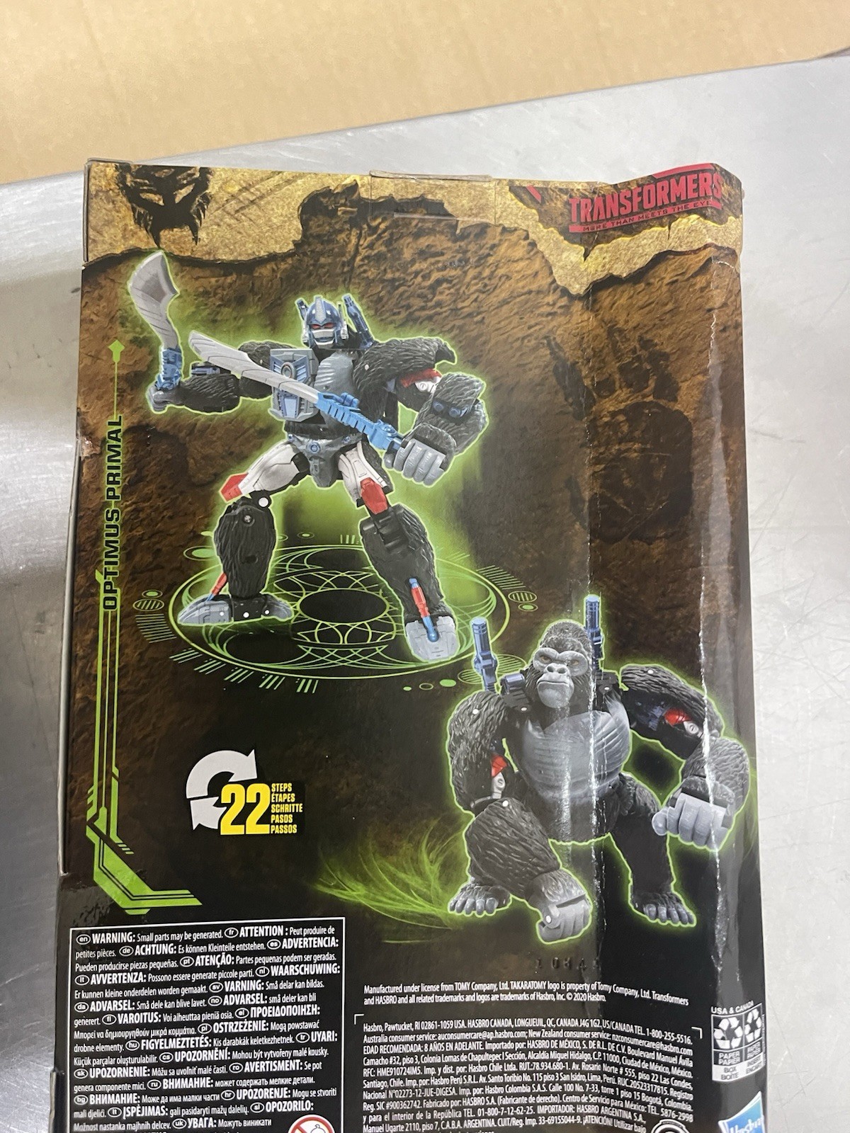 Hasbro Transformers Kingdom War For Cybertron Optimus Primal Voyager Class New