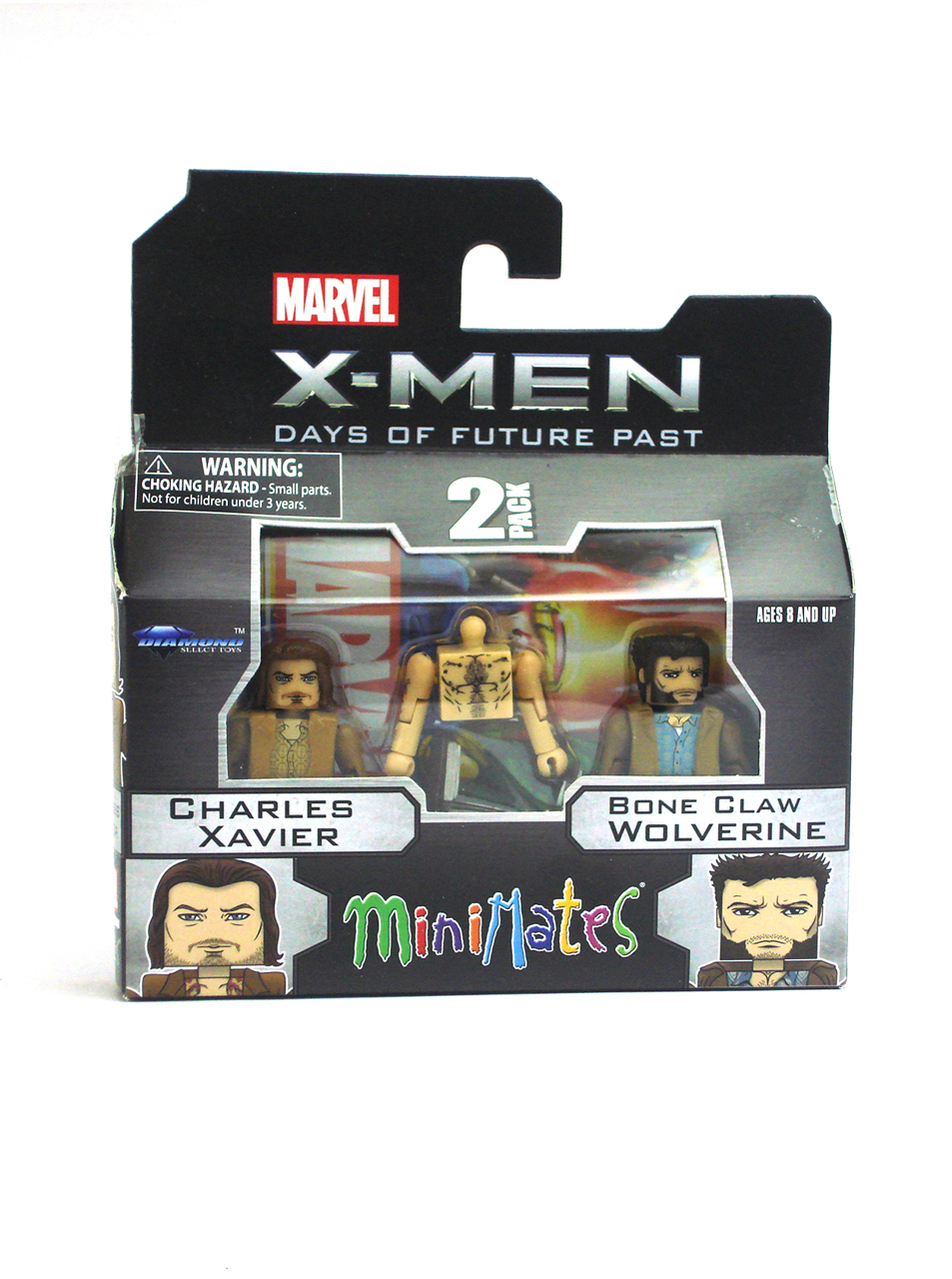 Marvel Minimates Charles Xavier & Bone Claw Wolverine Days Future Past Series 58