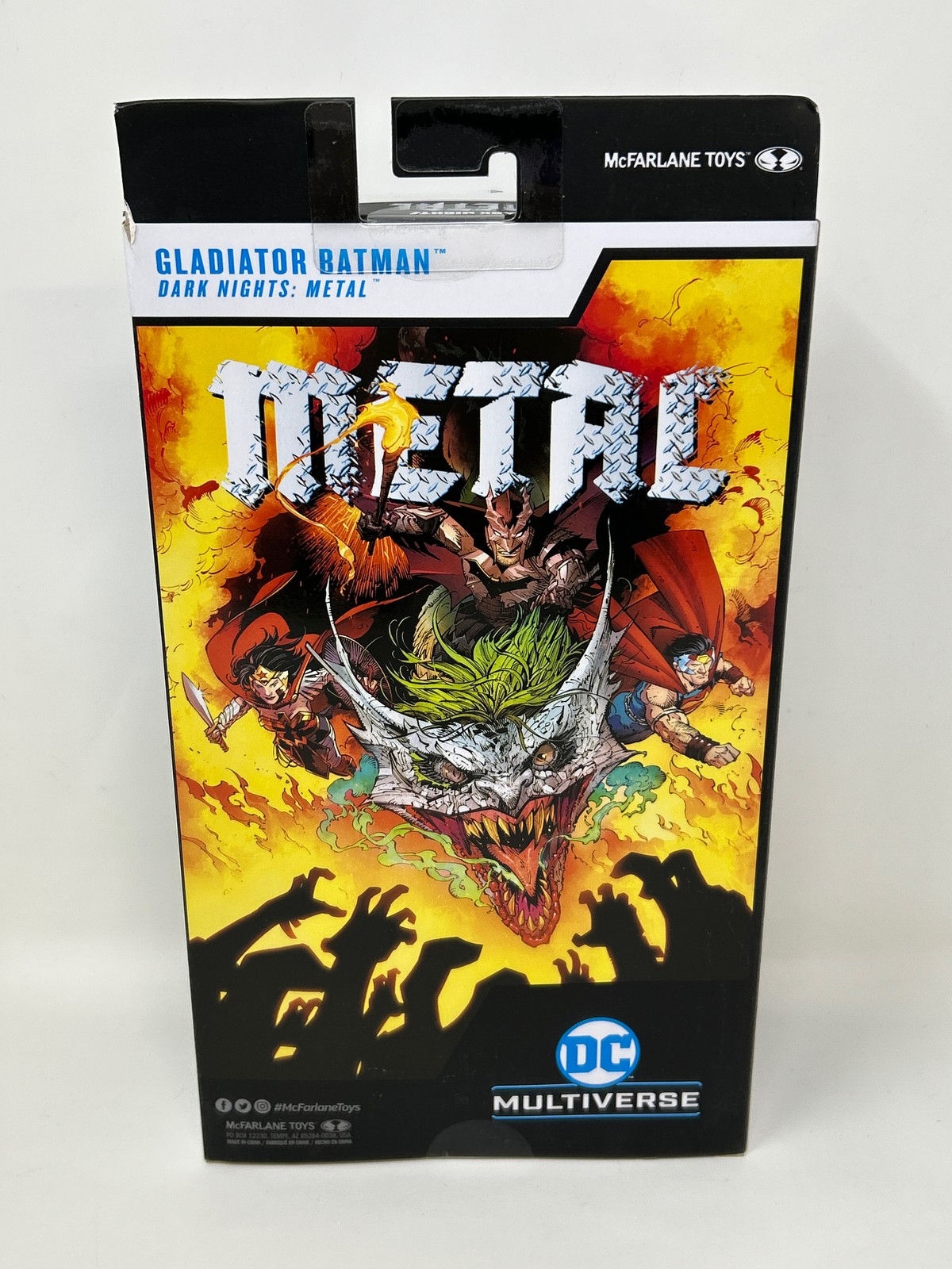 McFarlane Toys – DC Multiverse 7in – Gladiator Batman Dark Metal