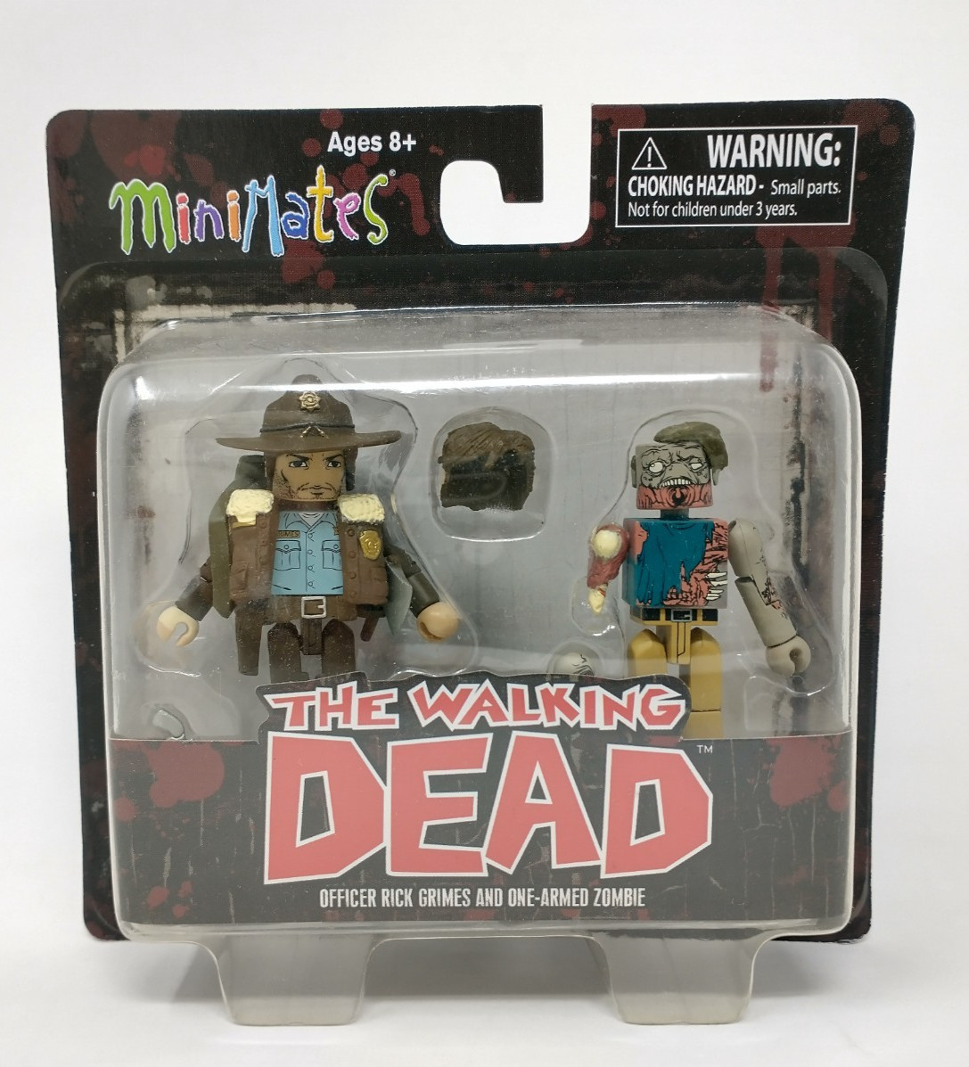 Walking Dead Officer Rick Grimes & One-Armed Zombie Minimates 2012 Diamond