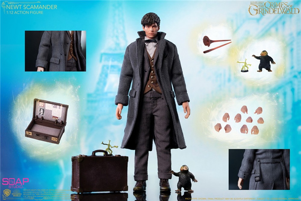 Soap Studio Newt Scamander 6in Action Figure Male Doll Model