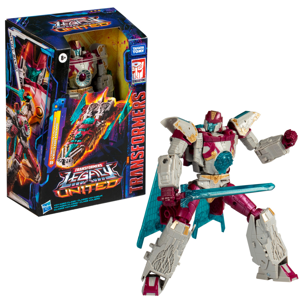 Hasbro Cybertron Universe Vector Prime Voyager Class Transformers Legacy United