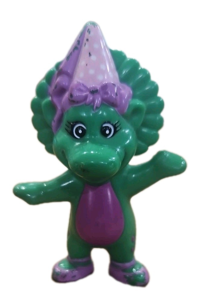 Vintage Barney Baby Bop Dinosaur 3&Prime; PVC Figure Toy The Lyons Group 1996