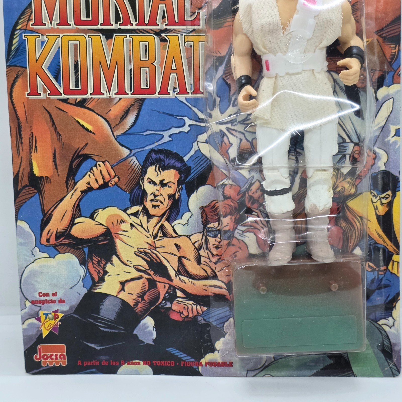 MORTAL KOMBAT TOP KANO BRAND JOCSA ARGENTINA MOC 1994 RARE