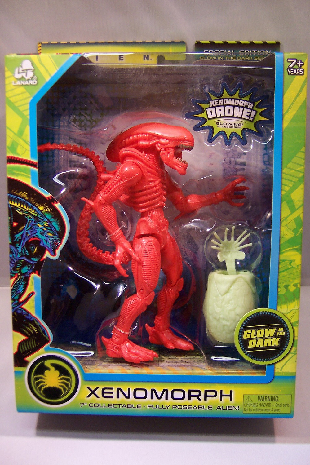 LANARD RED XENOMORPH ALIEN WARRIOR DRONE 1:12 SCALE EXQUISITE ACTION FIGURE 7in