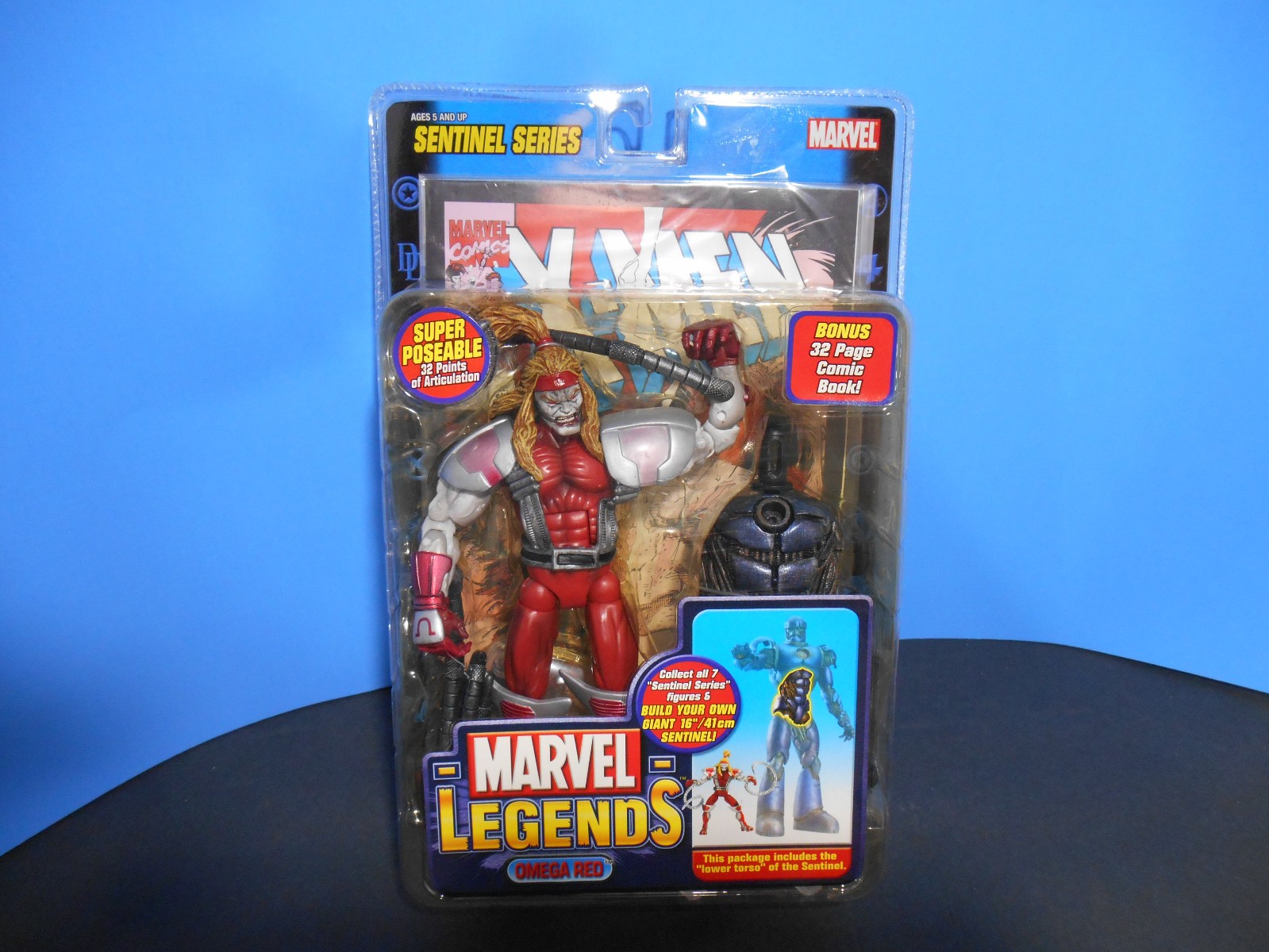 Omega Red Toy Biz Marvel Legends Sentinel Series Sealed 2005