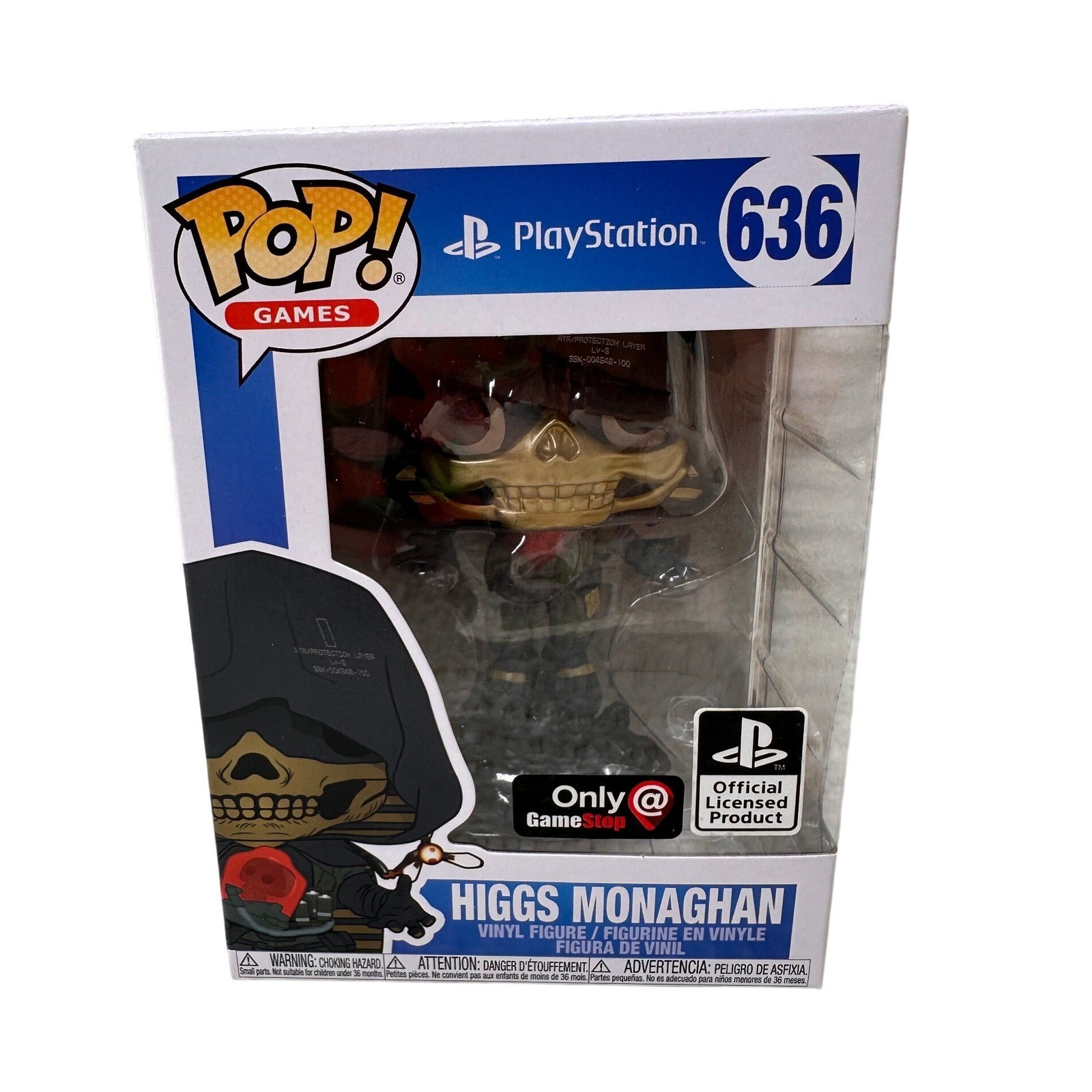Funko Pop Higgs Monaghan 636 Death Stranding GameStop Exclusive PlayStation