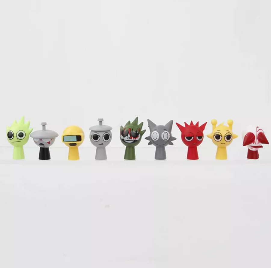 48pcs set Sprunki Model Toy Game Action Figures Toy Birthday Gift NEW