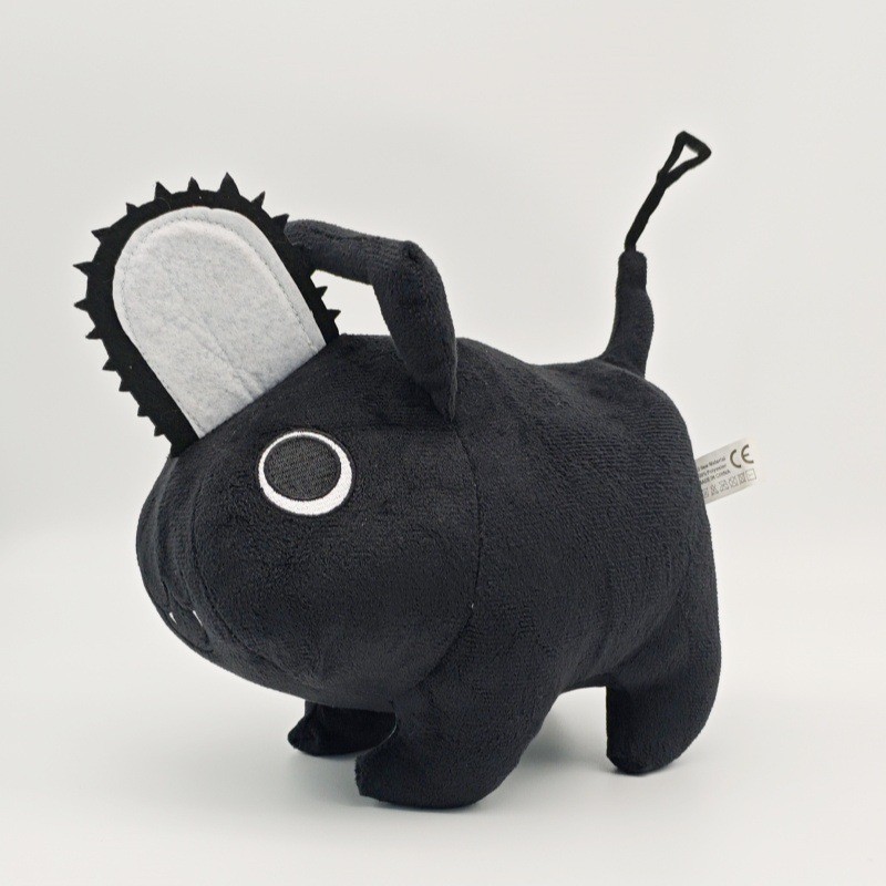 Chainsaw Man Black Pochita Plush 8.7in Plushie Toy for Manga Anime Fans