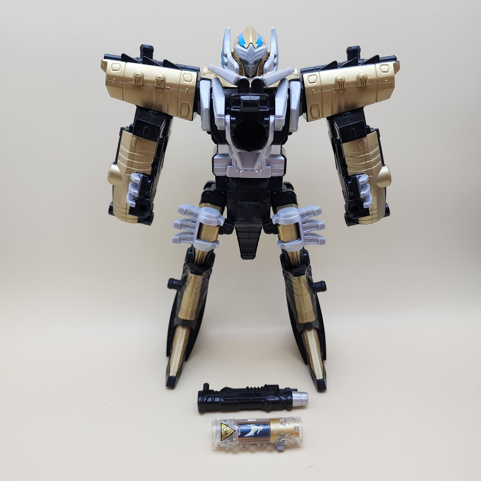 POWER RANGERS Dino Super Charge – PTERA CHARGE MEGAZORD w Charger [Incomplete]