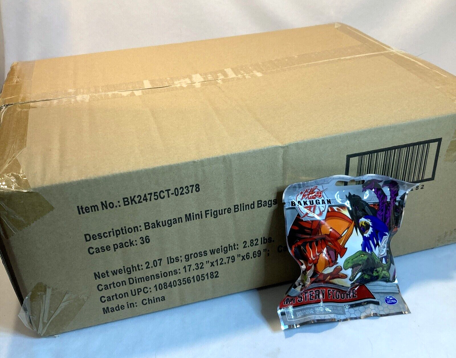Bakugan Mini Mystery Figure Blind Pack FULL SEALED CASE 36 Figures from 2020 NEW