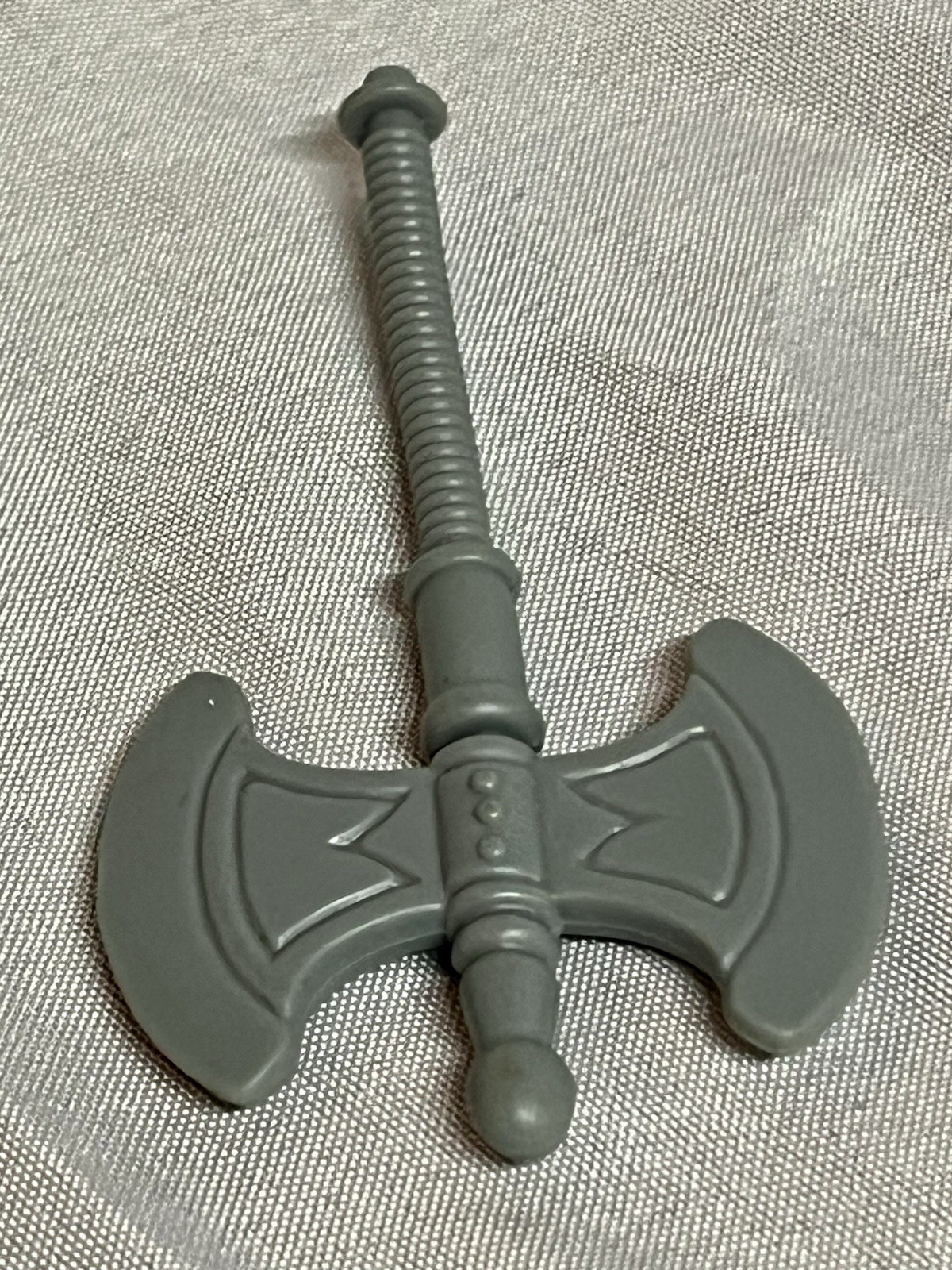 He-Man’s Axe Accessory Gray Masters of the Universe Original Vintage Mattel 1983