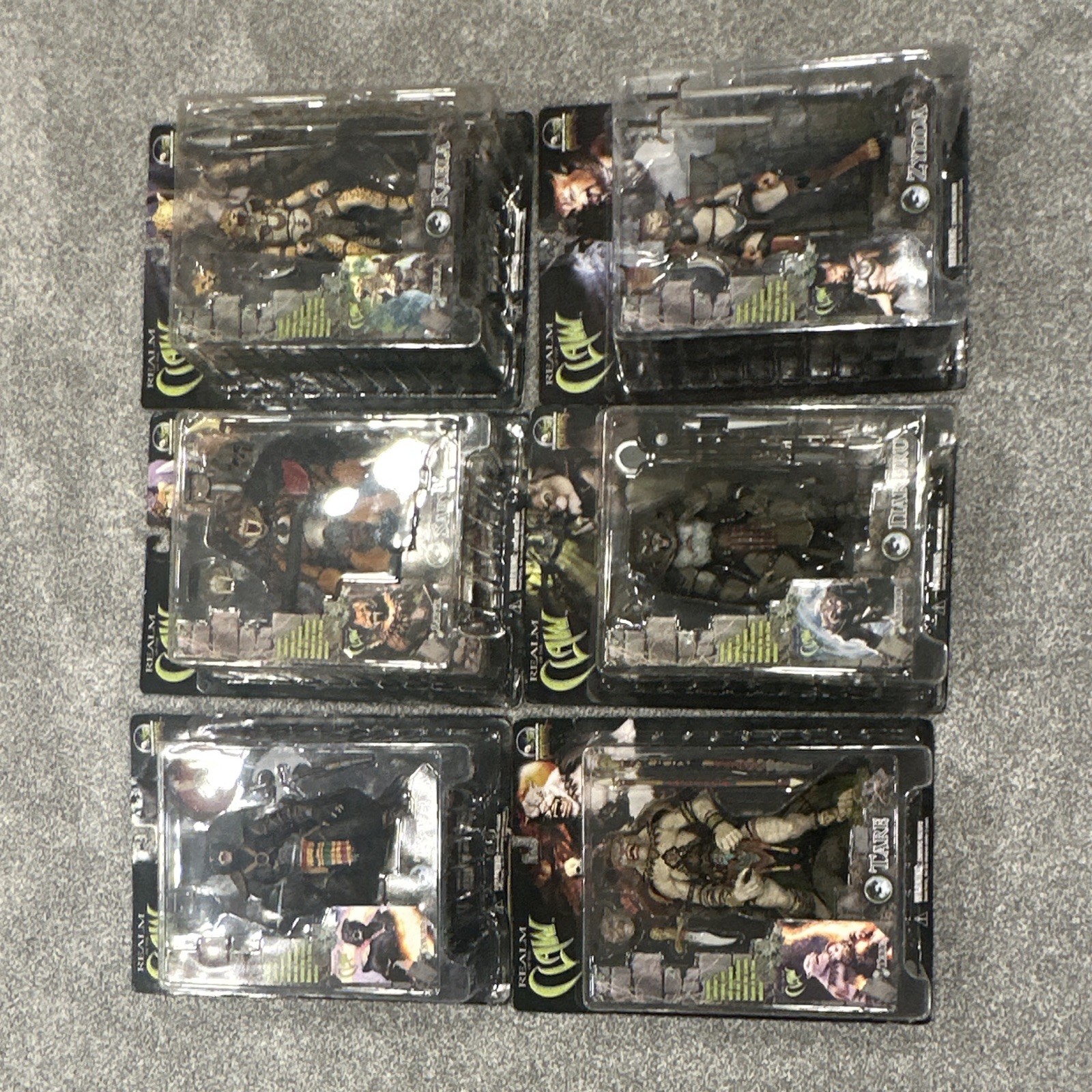 Stan Winston Creatures Realm of the Claw Figure Complete Set