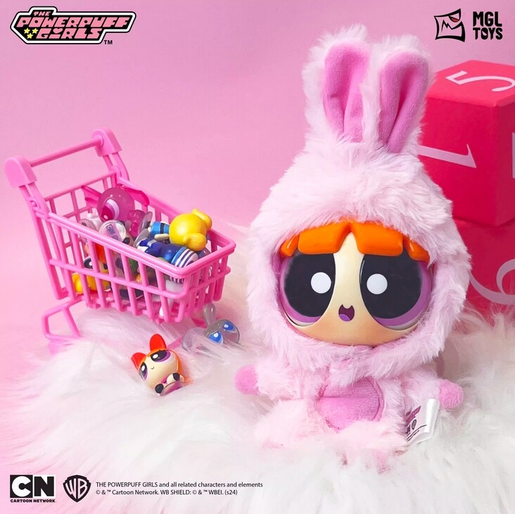 Powerpuff Blossom Bubbles Plush Party 7~8.6In Confirmed Pendants Action Figure