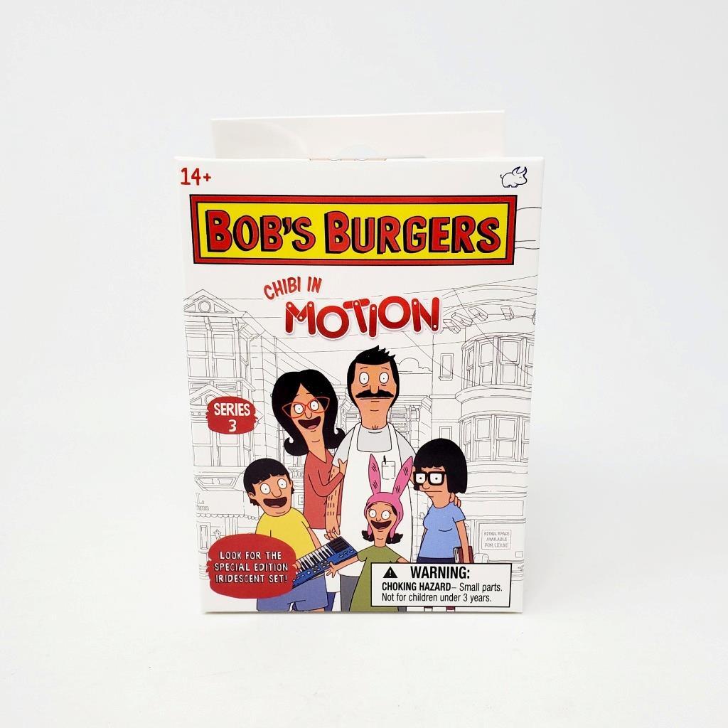 Bob&rsquo;s Burgers Chibi In Motion Series 3 Clips Regular + Iridescent – YOU CHOOSE!