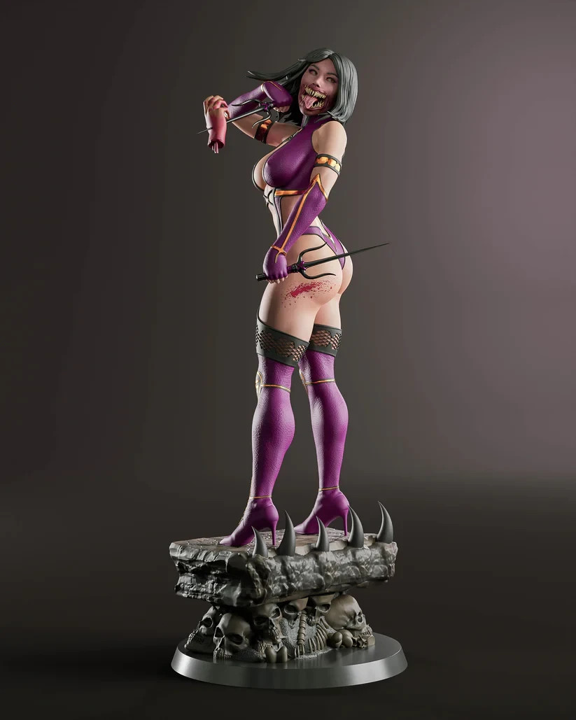 Mileena – Mortal Kombat 25cm Figure/Statue,3D Printed,Painted,handmade