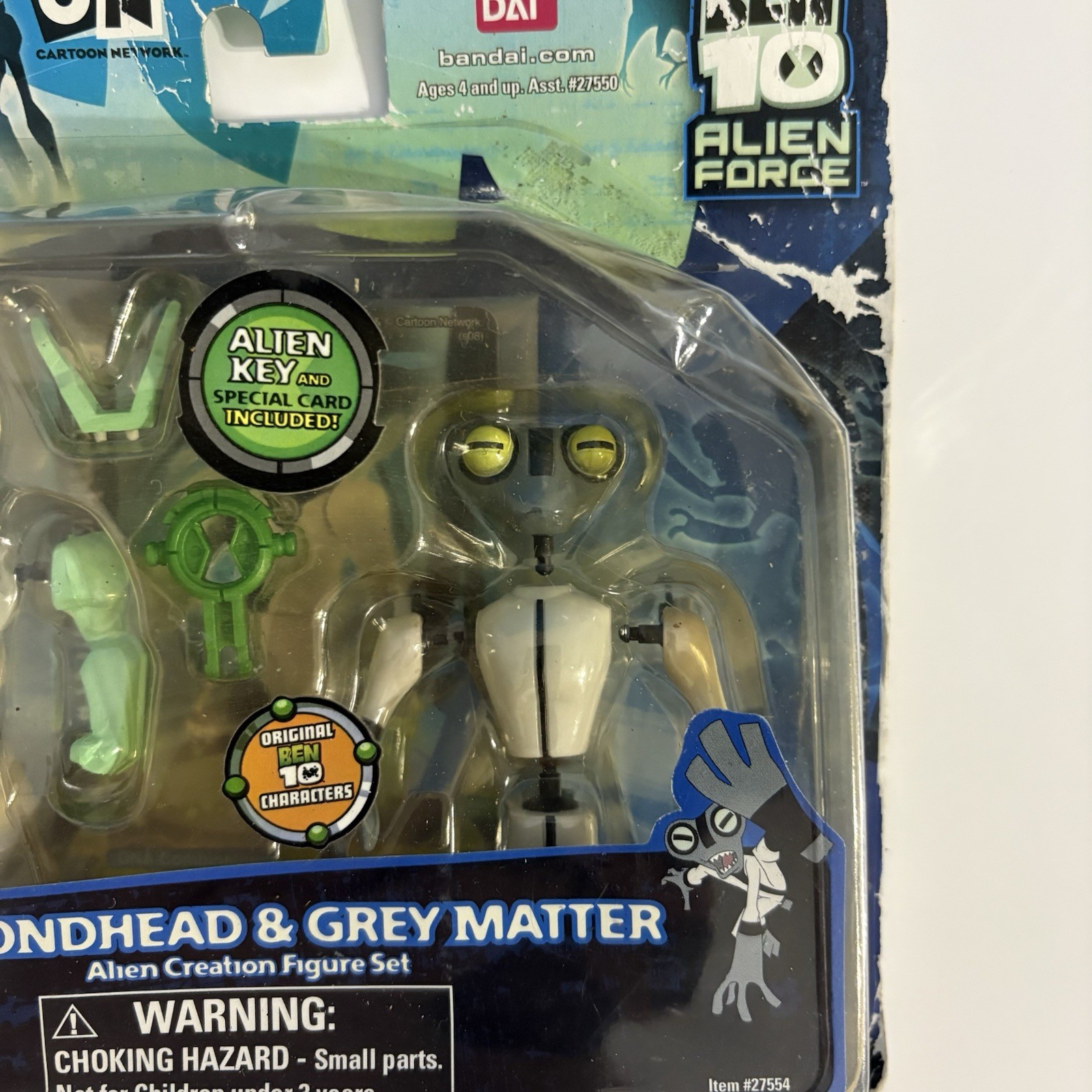 Ben 10 Alien Force Diamondhead & Grey Matter Alien Creation Figure Set READ AD