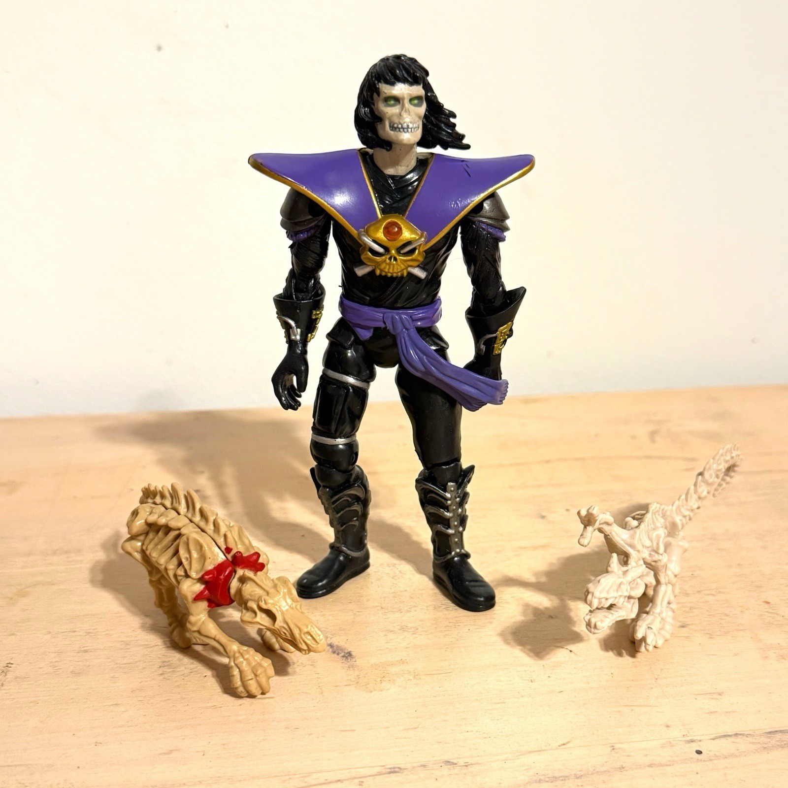 Skeleton Warriors Grimskull BadDog Figure READ DESCRIPTION COMBINED SHIPPING