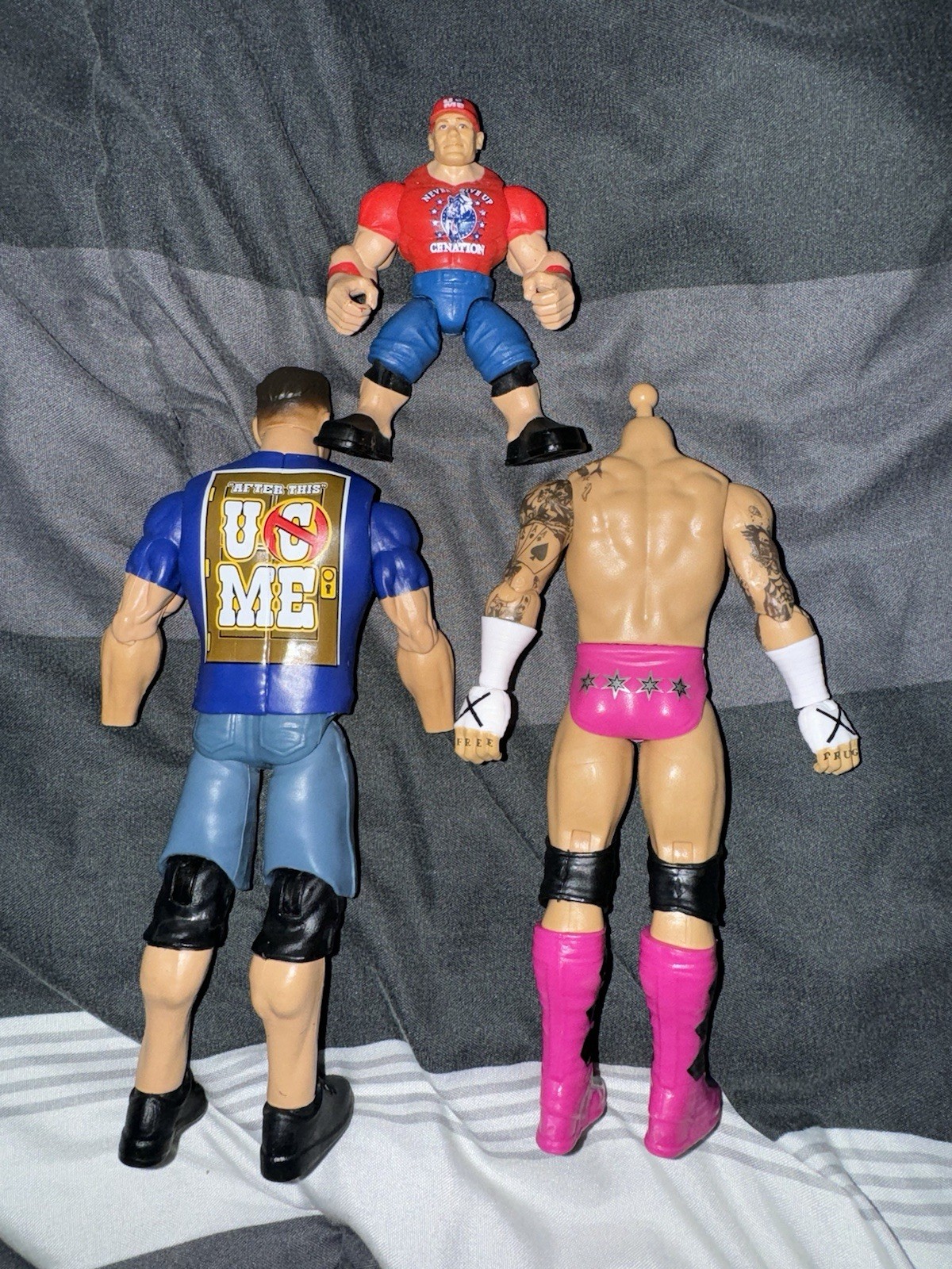 WWE Basic Action Figure Lot John Cena Cm Punk