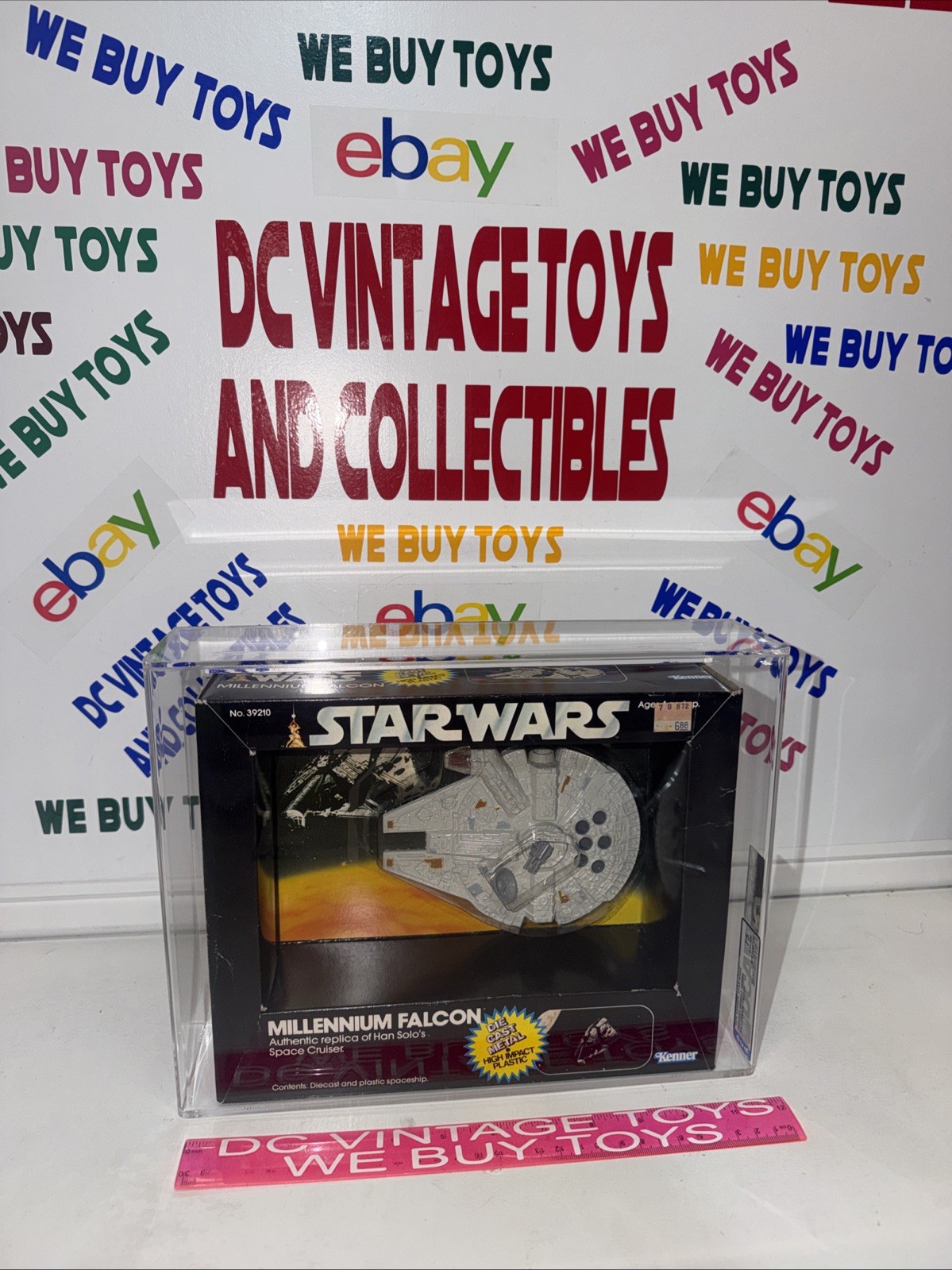 STAR WARS KENNER 1979 MILLENNIUM FALCON DIECAST SEALED BOX AFA/ DCA 75 🔥
