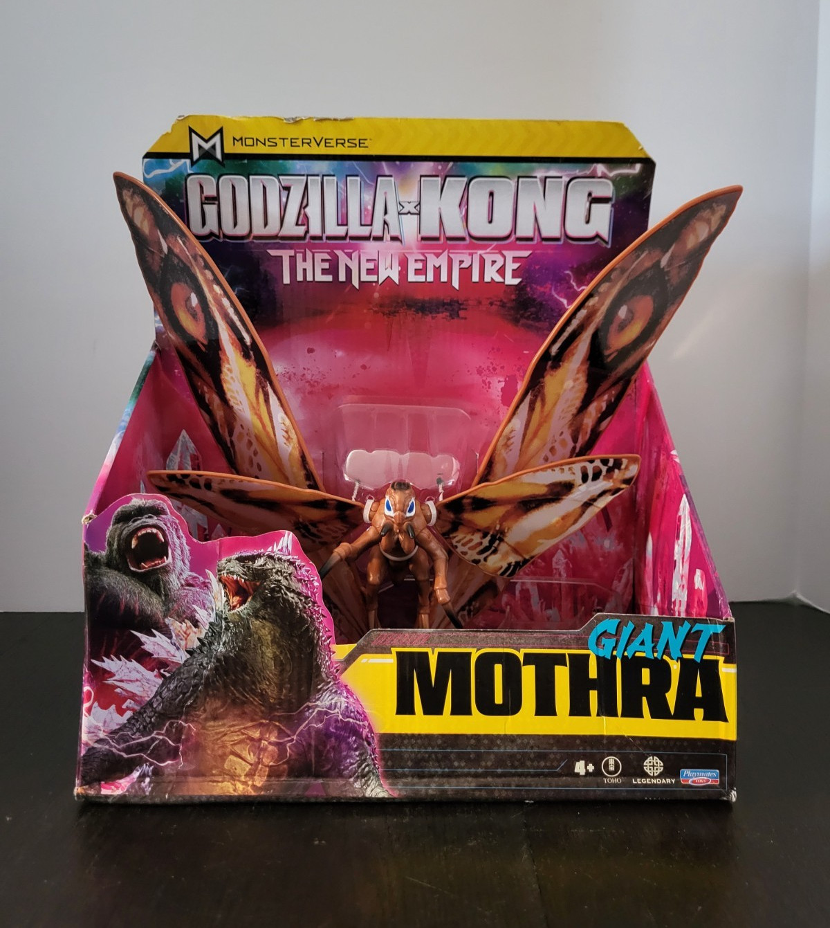 Giant Mothra New Empire MONSTERVERSE Playmates MOC NEW Sealed #2