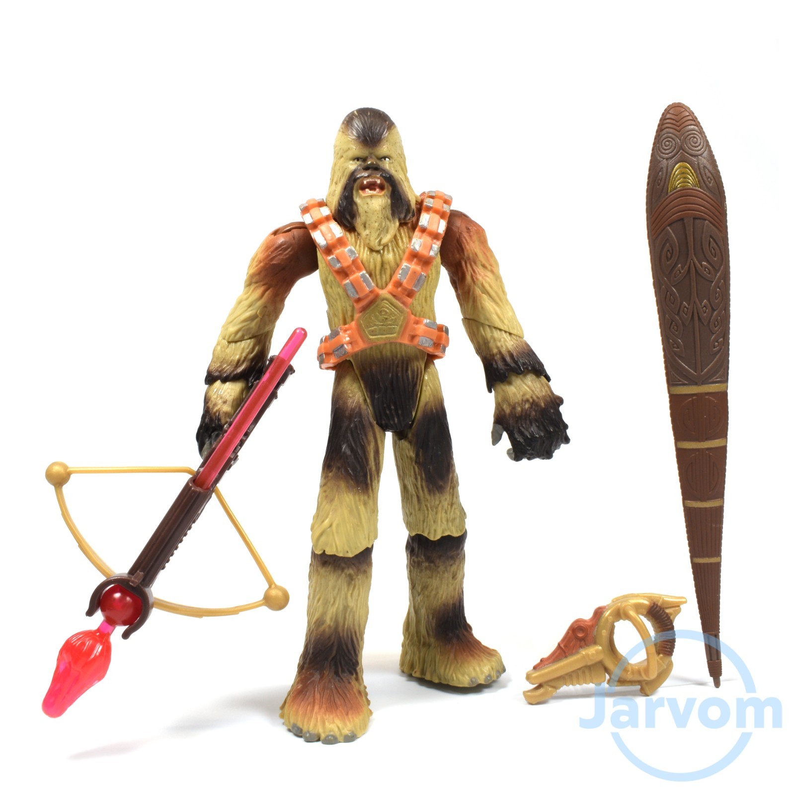 Star Wars ROTS Revenge of the Sith #43 Tan Fur Wookiee Warrior Loose Complete