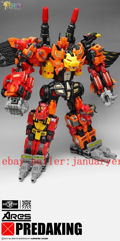 Perfect Tfc Toys Predaking Ares Action Figure New Toy