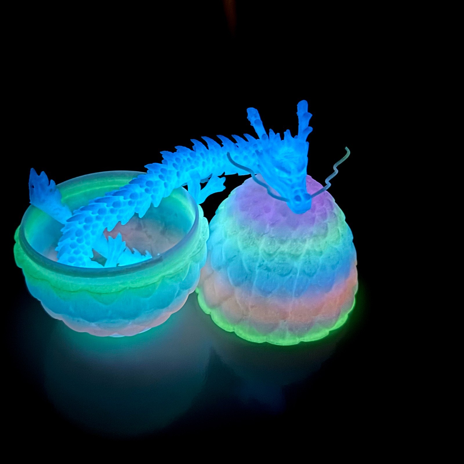 3D Printed Dragon Egg Model,Articulated Animals Figure,Fidget Toys Home Decor