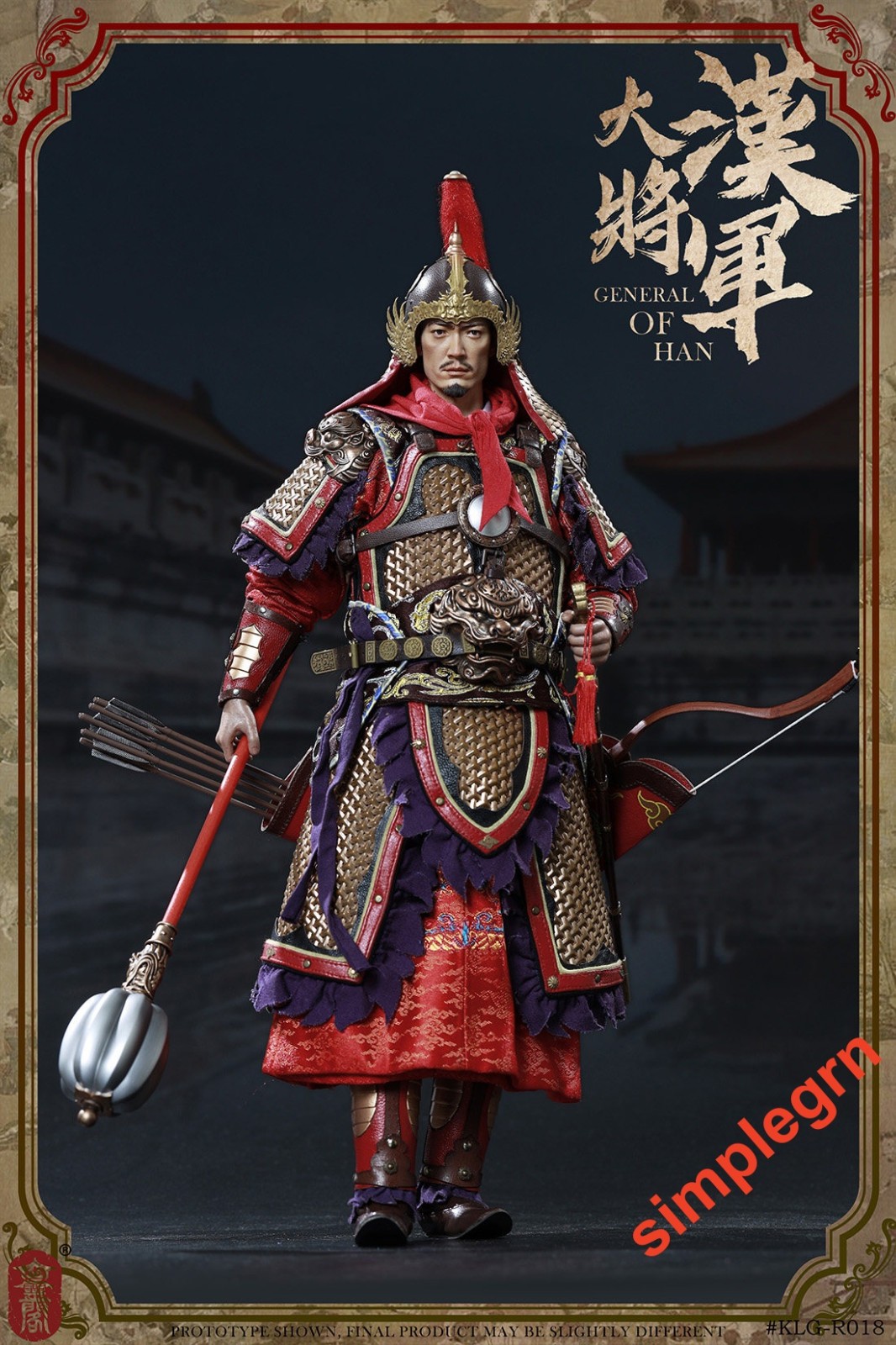Konglingge 1/6 Scale Ming Dynasty Great Han General KLG-R018B Action Figure New