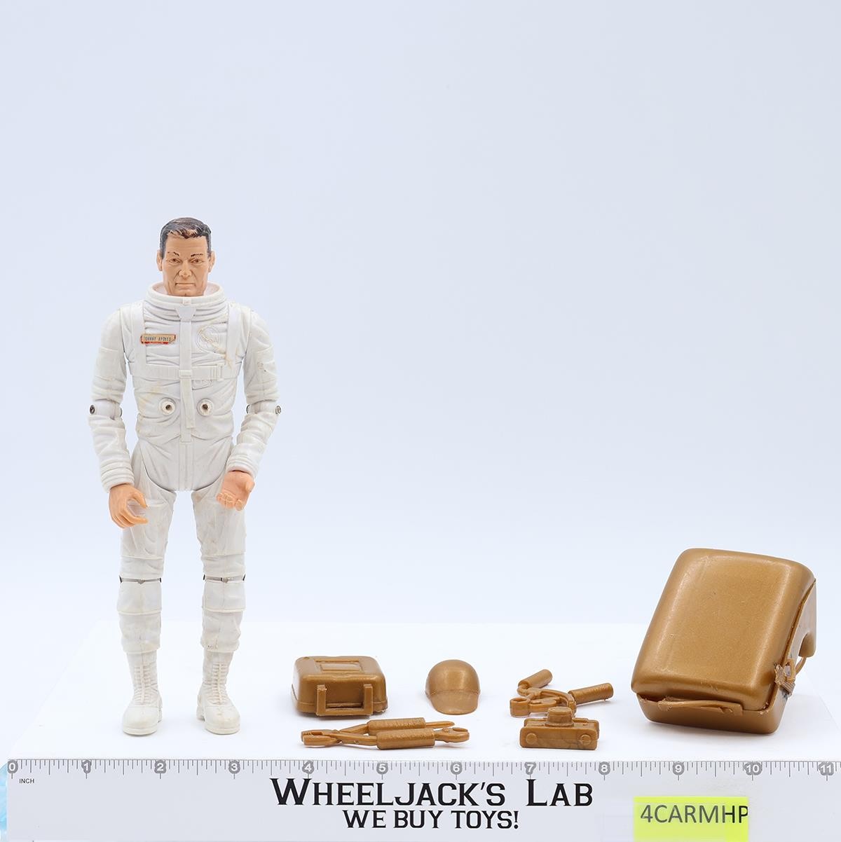 Johnny Apollo Astronaut 1968 Vintage Marx 7.5&Prime; Action Figure And Accessories