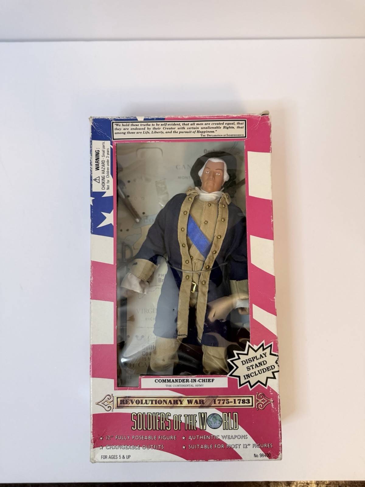 Soldiers of the World Revolutionary War Commander-In-Chief Figure