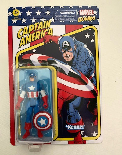 Marvel Legends 2021 Hasbro Avengers Captain America 3 3/4in Retro Kenner