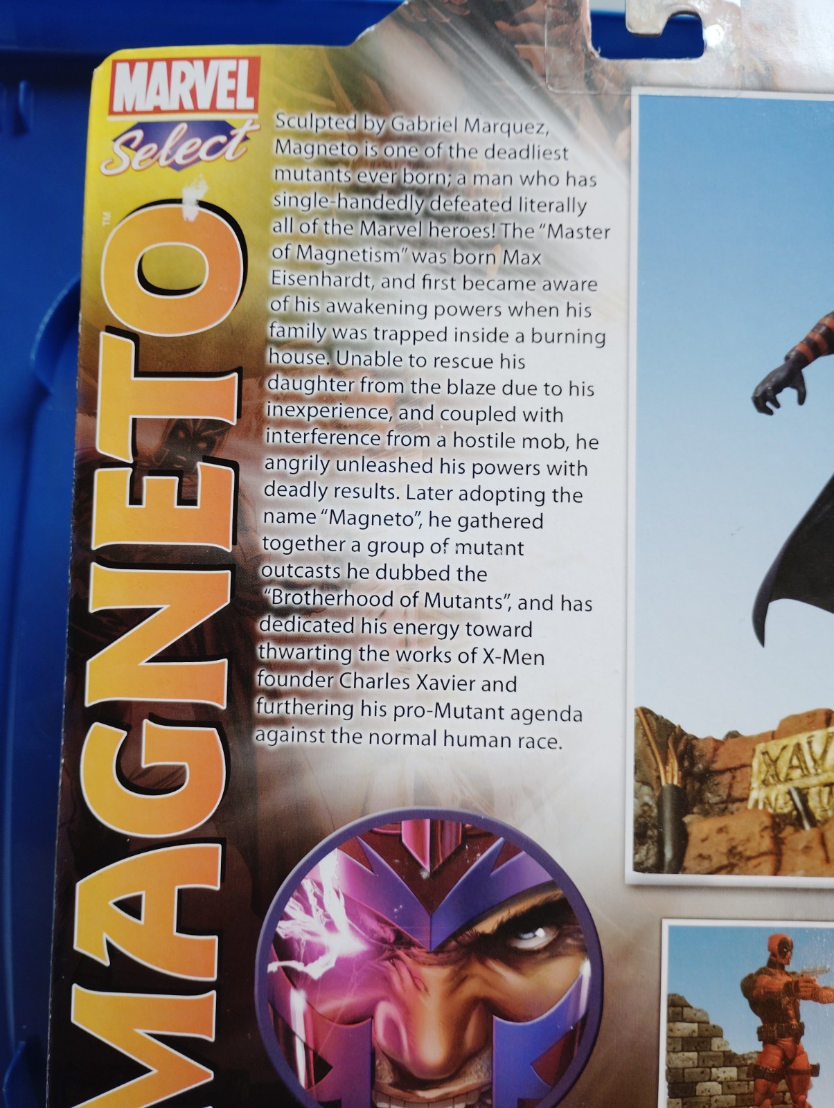 2012 Marvel Diamond Select X-Men « Magneto » Action Figure New Sealed Box
