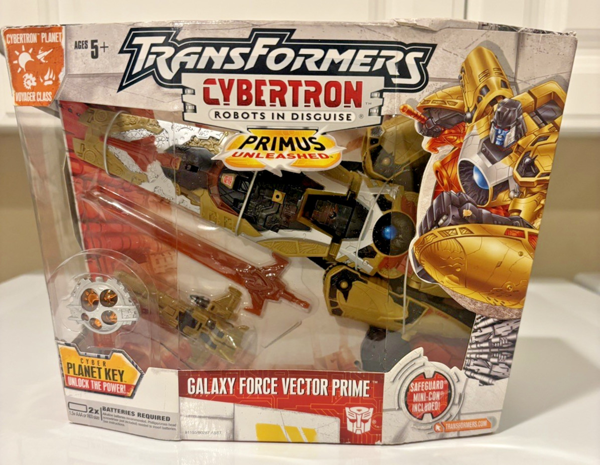 NEW 2006 Galaxy Force Vector Prime Transformers Cybertron Hasbro Figure SEALED