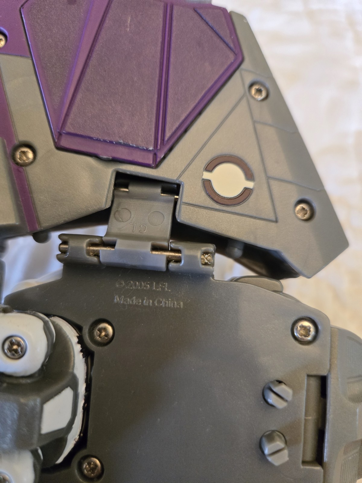 2005 Star Wars Mace Windu Transformer LFL Purple Gray