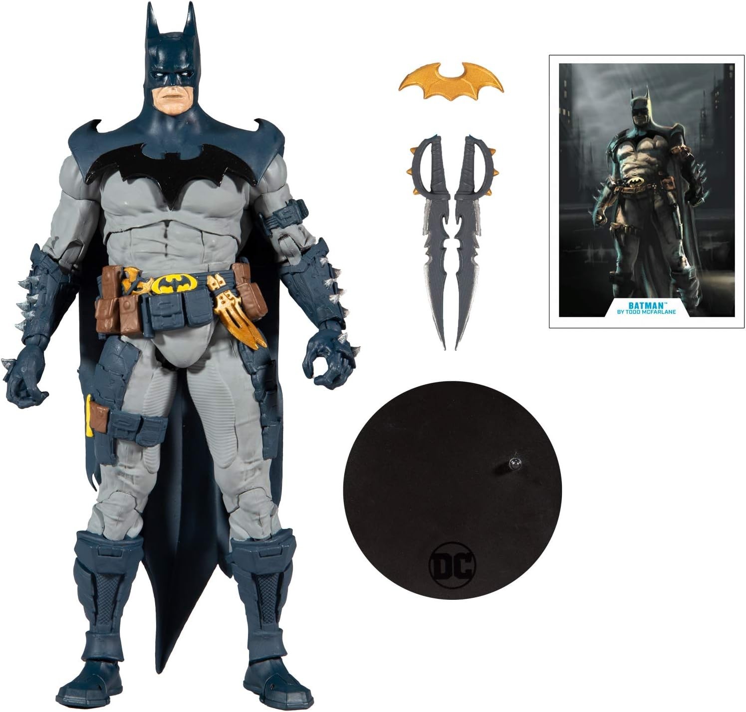 DC Multiverse Batman Action Figure 7&Prime; Todd McFarlane Design**//