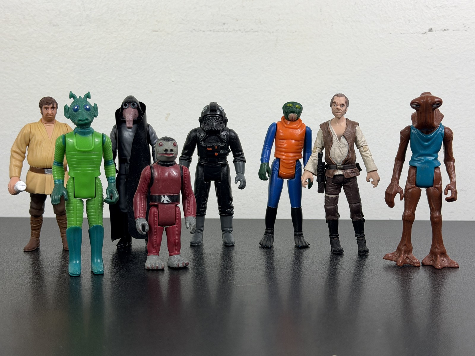 Vintage Star Wars Cantina Creature Lot – Greedo Snaggletooth Garindan Stan Solo