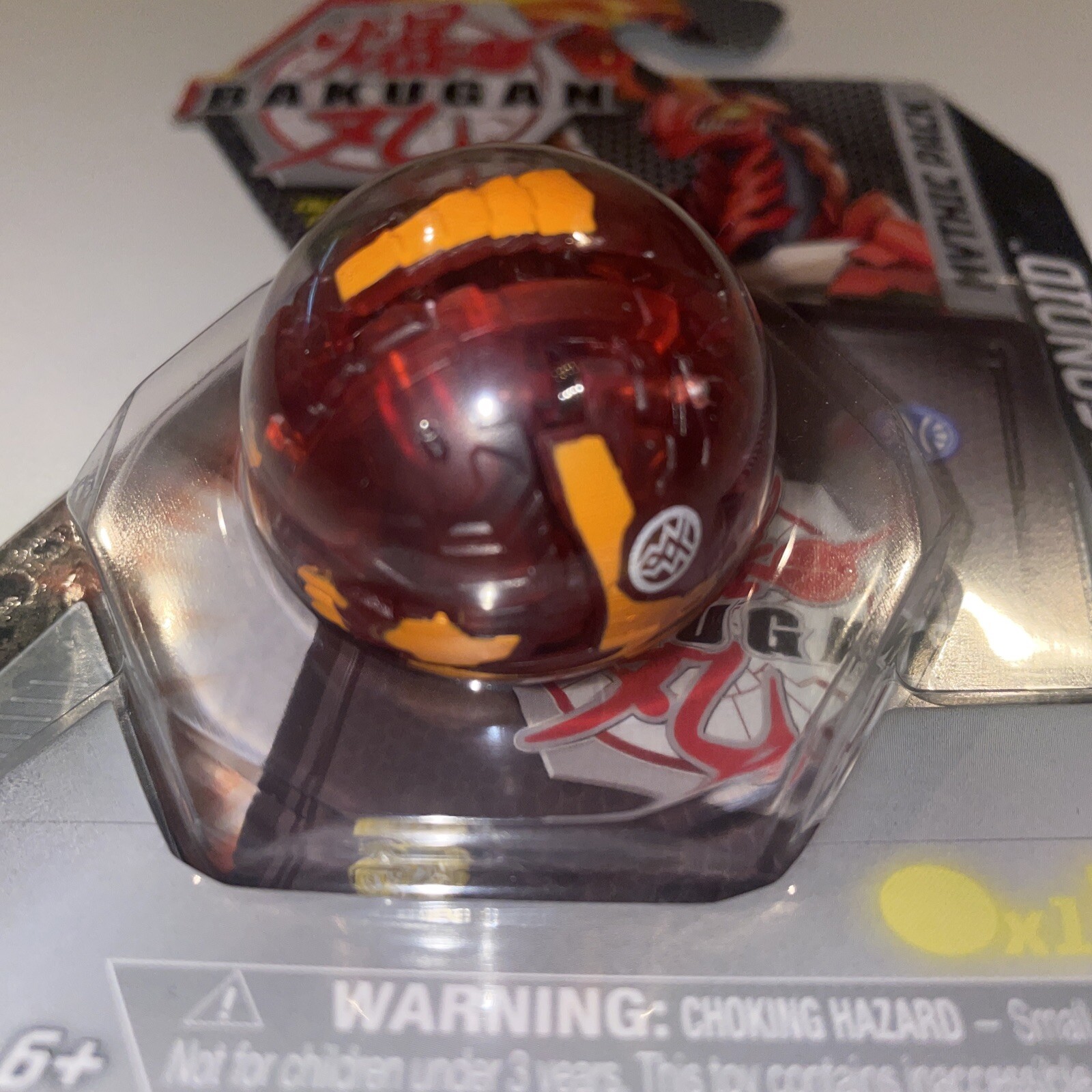 BAKUGAN Mythic Pack Translucent Red Dragonoid Bakugan Legend Rare Free Shipping