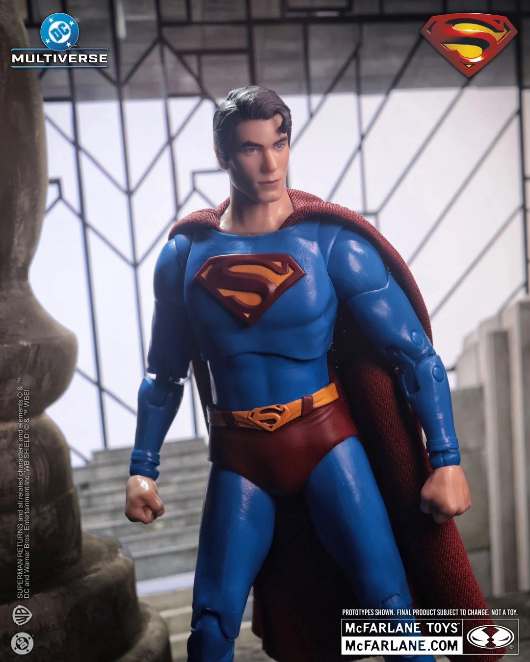 2 McFarlane DC Multiverse Brandon Routh Superman Returns Comic Supergirl 59 NIB