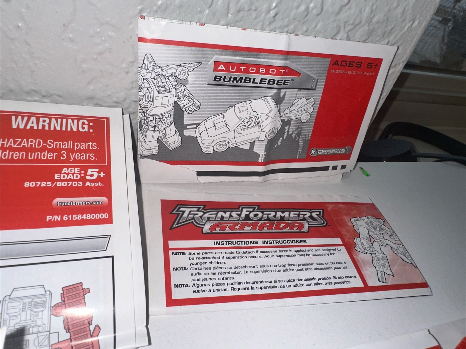Transformers Autobots Instruction Only Lot Of 15 Lot #1