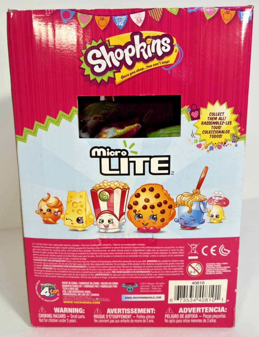 Tech 4 Kids Shopkins Micro Lite Bundle 22 Blind bags and Retail display box