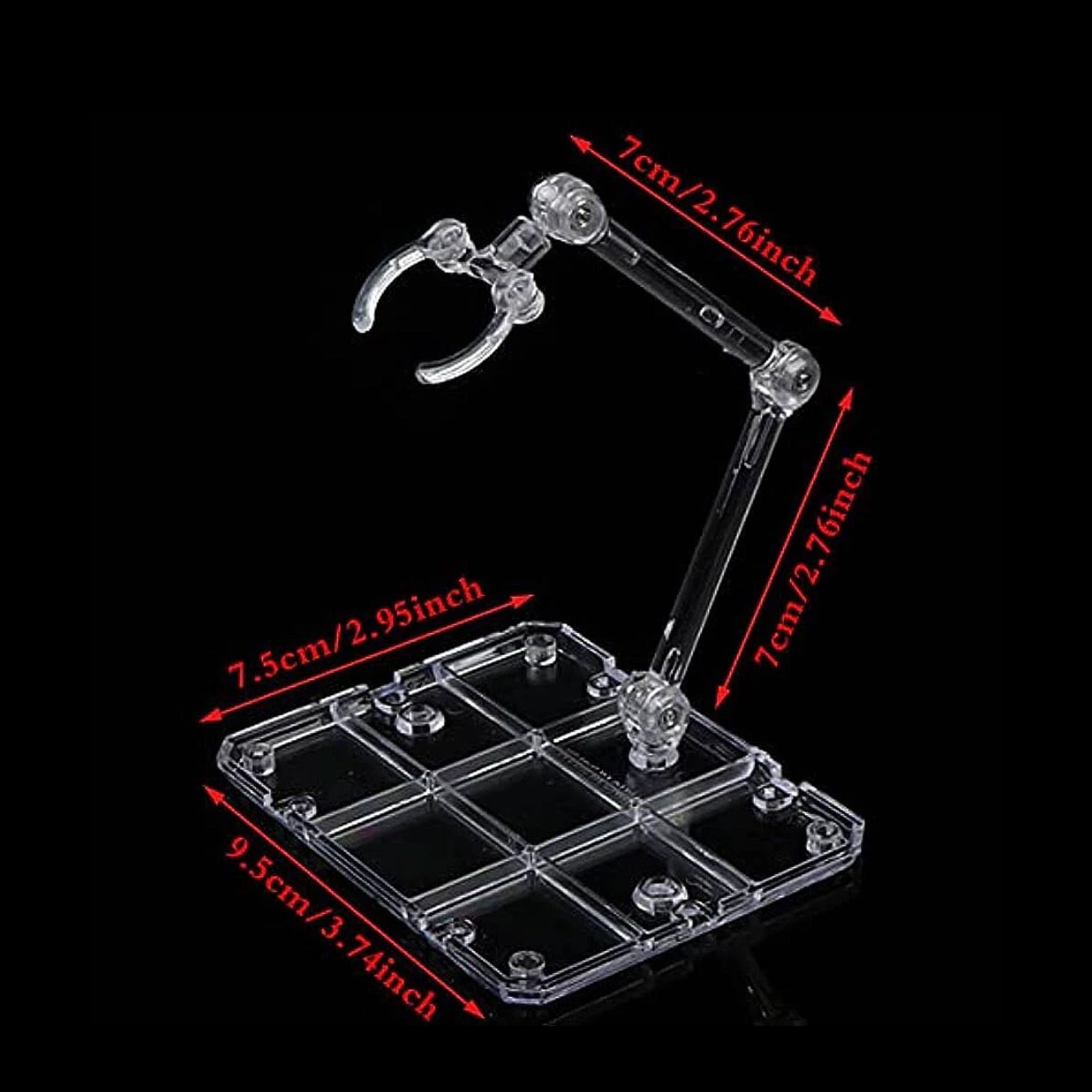 12Pc HG144 Adjustable Action Figure Display Holder Base Doll Model Support Stand