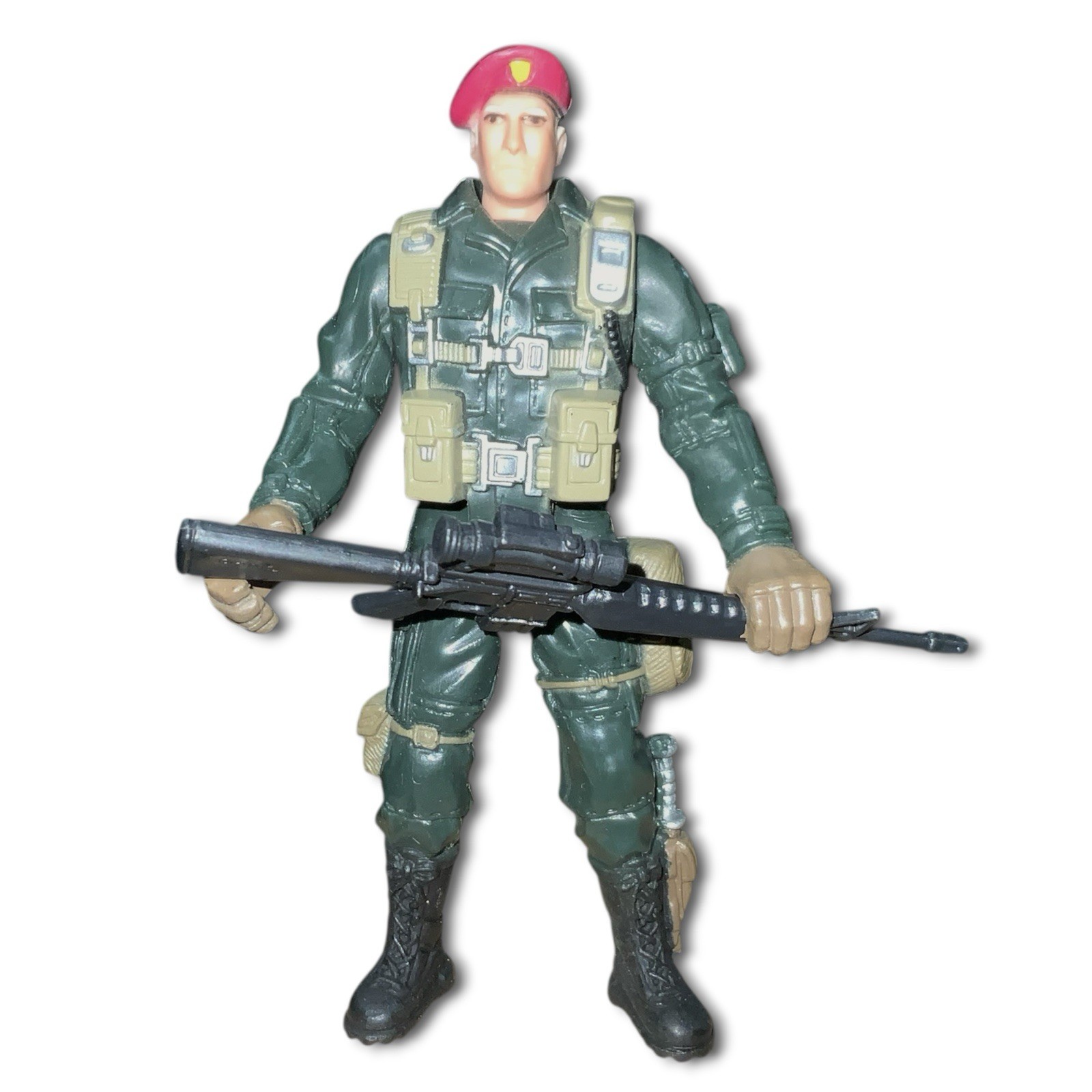 Chap Mei Special Forces – Colonel Stewart Red Beret – 3.75&Prime; Action Figure Y2K