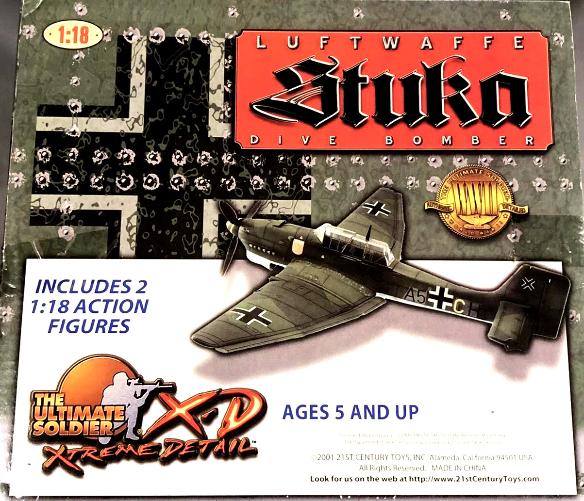Ultimate Soldier X-D Xtreme Detail Luftwaffe Stuka Dive Bomber New in box