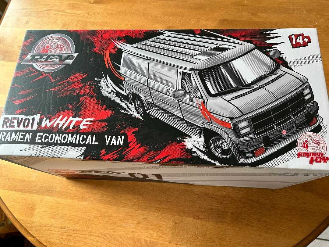 RAMEN TOY REV #01 WHITE MARVEL LEGENDS PUNISHER VAN 1/12 SCALE FOR 6&Prime; FIGURES