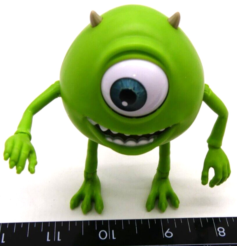 Disney Pixar Monsters Inc Mike Action Figure Toy Deluxe Collectable