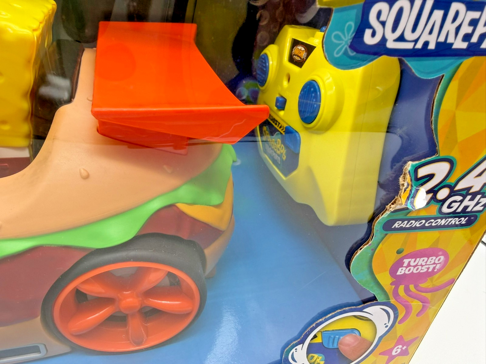 SpongeBob SquarePants Krabby Patty RC Car 2.4GHz Nickelodeon Radio Control NEW
